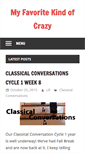 Mobile Screenshot of myfavoritekindofcrazy.com